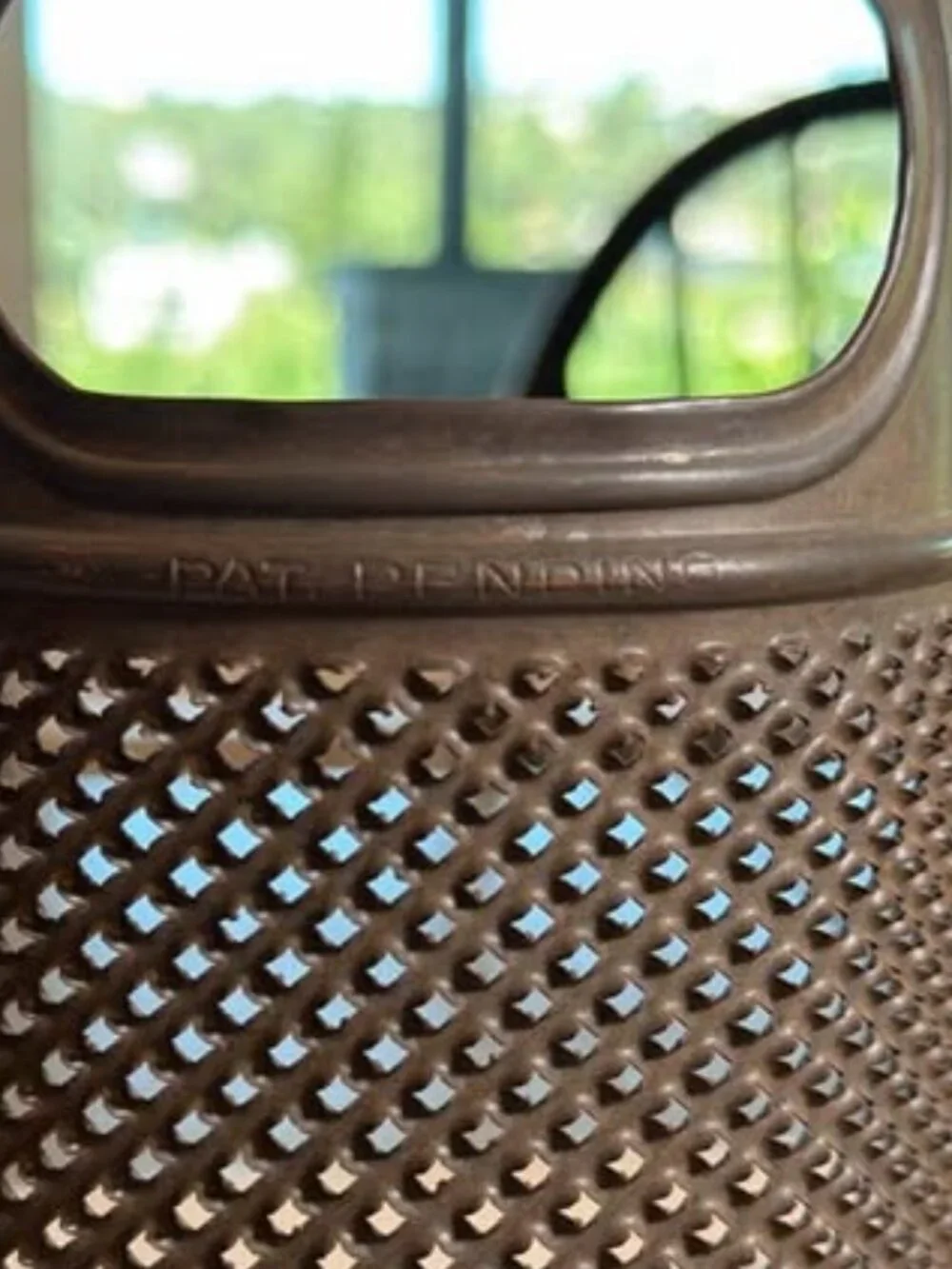 Vintage Metal Hand Grater 10in high